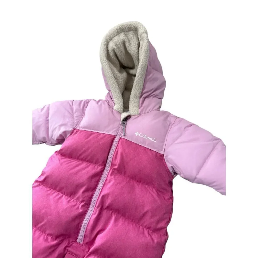Columbia Baby Pike Lake Convertible Winter Pram Bunting - Pink Ice Heather 0-3 M